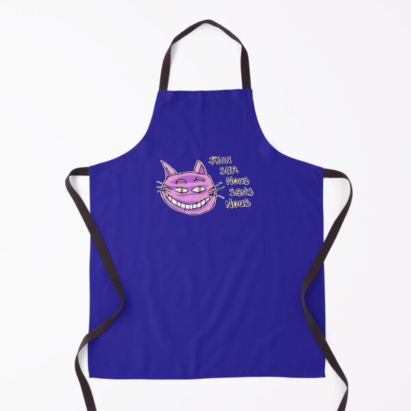 Item preview, Cheshire cat - nothing about us without us - blue background - large designed and sold by MentaLee.