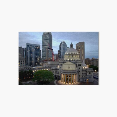 Boston twilight Art Board Print