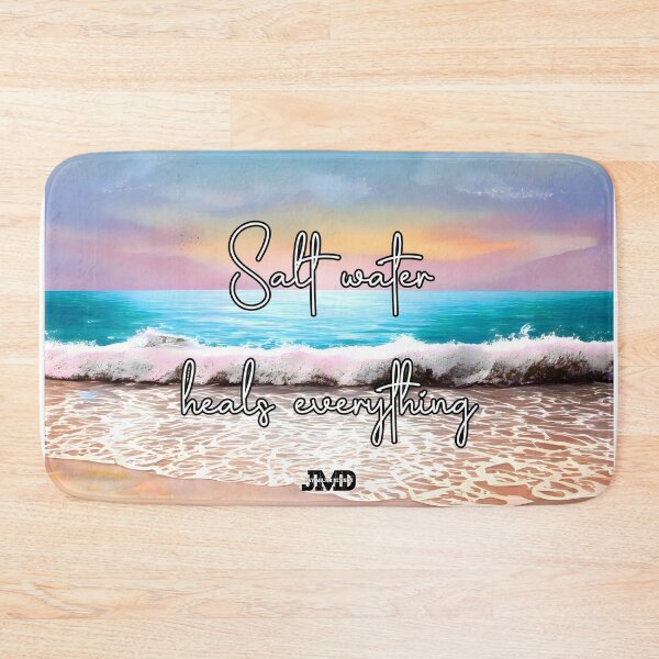Item preview, Beach Quotes 11  - "Salt Water Heals Everything" designed and sold by Jenson Major.