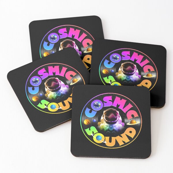 Item preview, Cosmic Sound planets music astronaut cosmic sound vinyl designed and sold by Golfbobo.