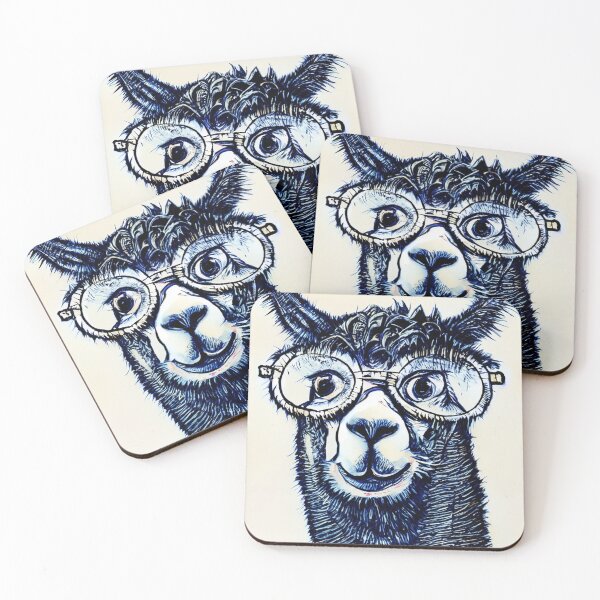 Artikelvorschau, Llama with glasses entworfen und verkauft von DejanVuk.