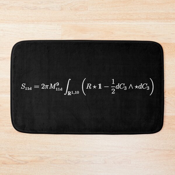 Item preview, low energy effective action of 11d supergravity M-theory, string theory and physics designed and sold by NoetherSym.