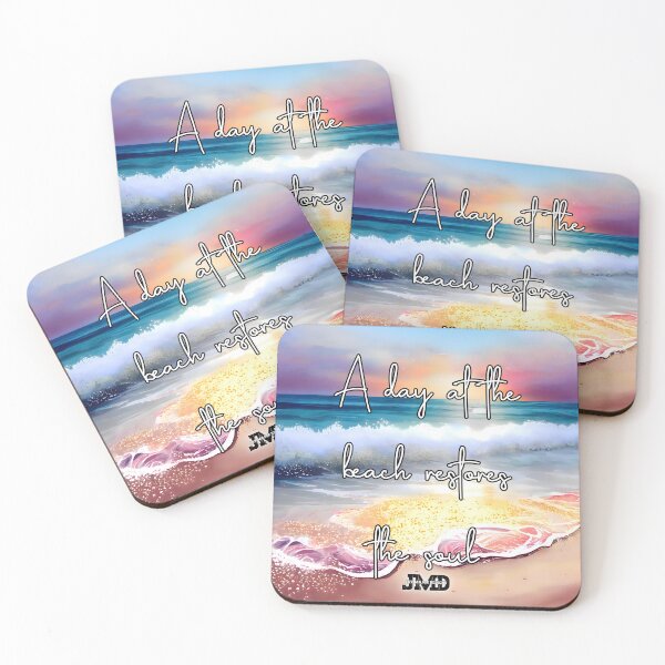 Item preview, Beach Quotes 12  - "A Day At The Beach Restores The Soul" designed and sold by Jenson Major.