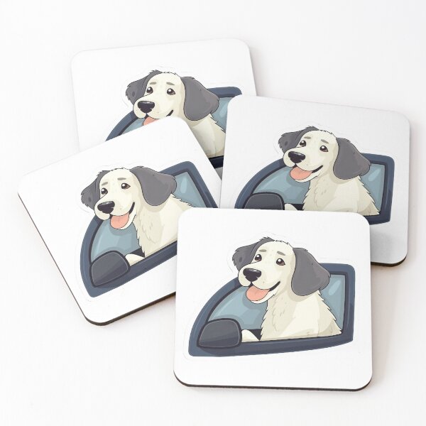Item preview, Dog driving a car designed and sold by ArtfulHorizons.