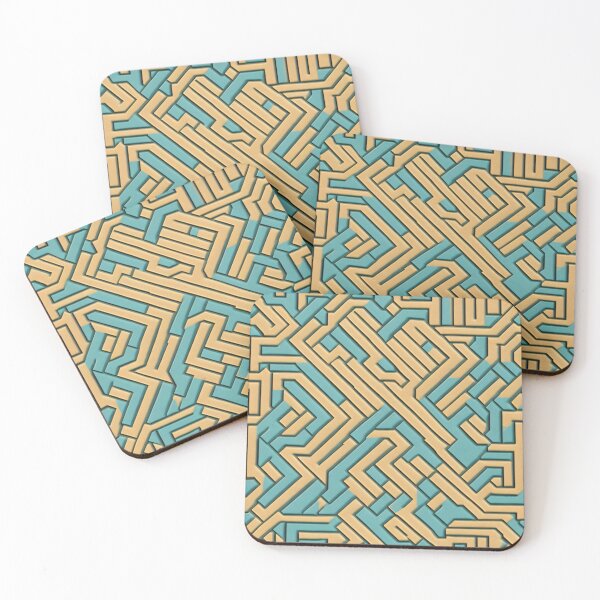 Item preview, Maze Versatile Tiling Pattern - Navigate Your Creativity with Intricate Designs designed and sold by cocomikozza.