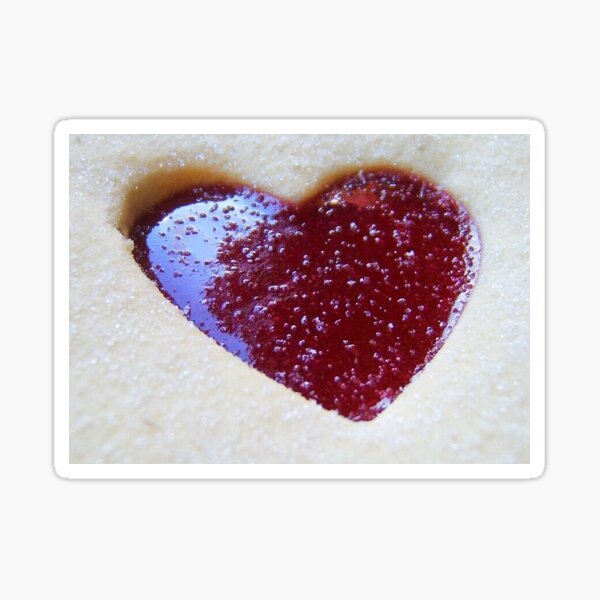 Heart biscuit Sticker