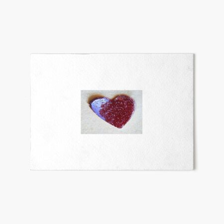 Heart biscuit Art Board Print