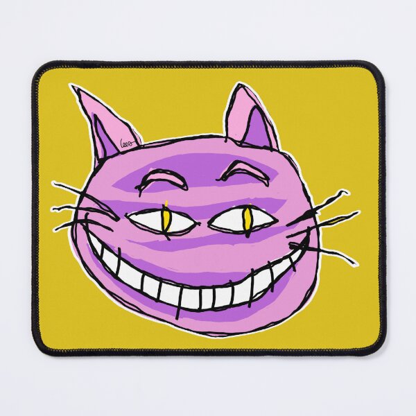 Item preview, Cheshire Cat - yellow background - large designed and sold by MentaLee.