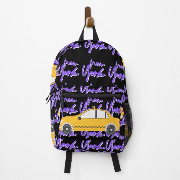 Item preview, New York Yellow Cab Aesthetic Art Piece - Purple designed and sold by PunjabanJatti.