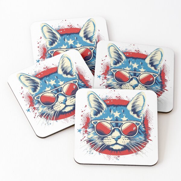 Item preview, Miaw Cat with Glasses designed and sold by Tuong Nguyen.