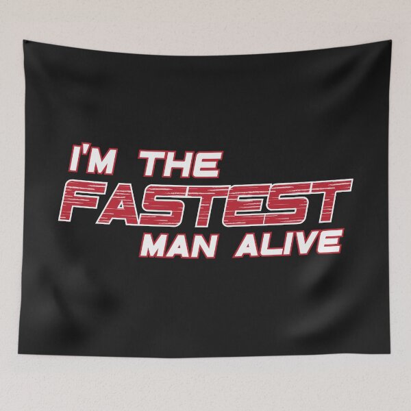 Item preview, Fastest Man Alive designed and sold by Cine Store Merch.