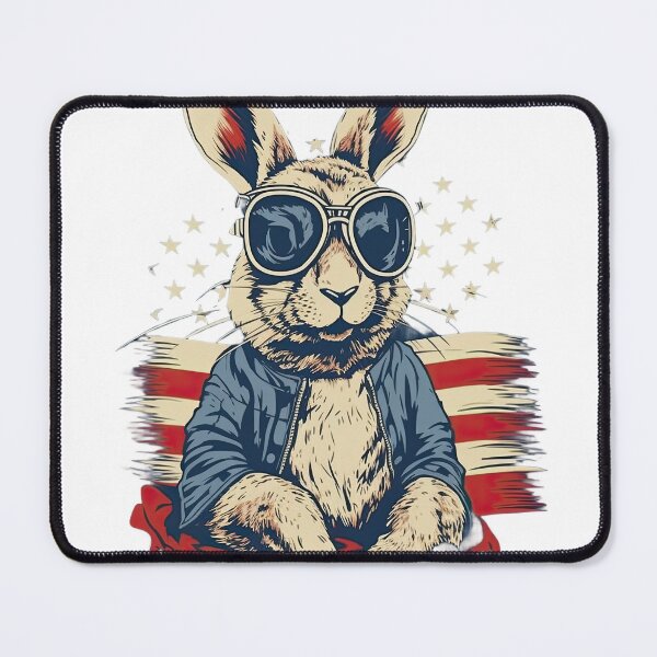 Item preview, Cool Bunny on Glasses designed and sold by Tuong Nguyen.