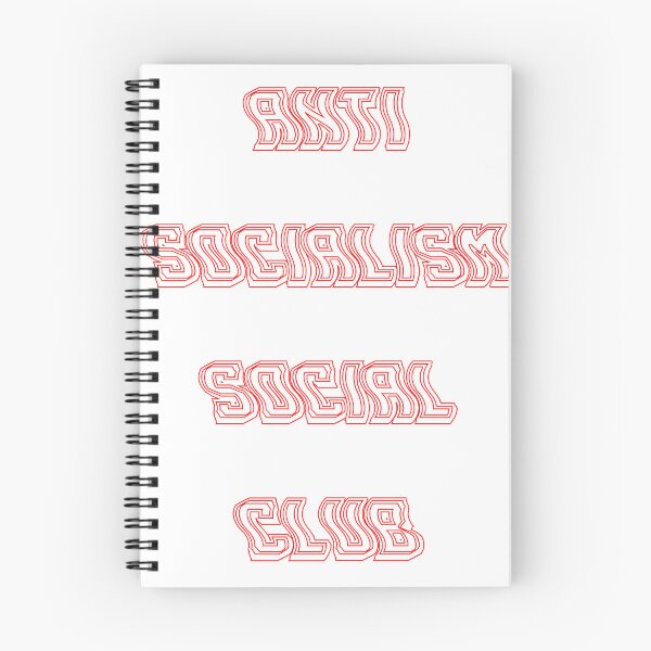 Item preview, Anti socialism social club designed and sold by obviousfakename.