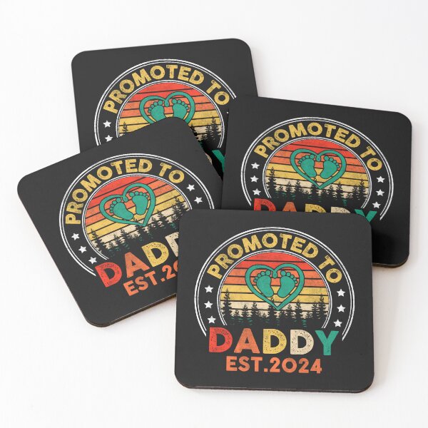 Item preview, Promoted to Daddy Again Dad Pregnancy Announcement 2024 designed and sold by mainana78.
