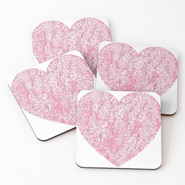Item preview, Heart - Cute Floral Pink Heart Love Women Girls Wife Mom designed and sold by farhanhafeez.