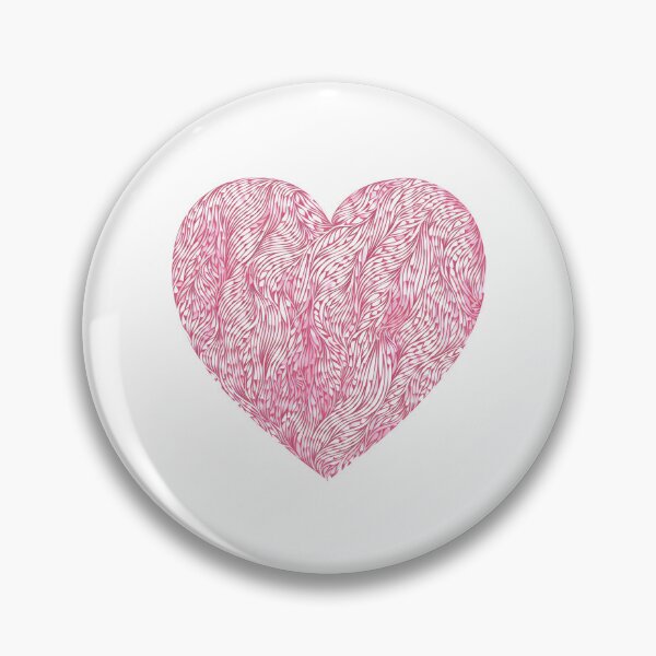 Item preview, Heart - Cute Floral Pink Heart Love Women Girls Wife Mom designed and sold by farhanhafeez.