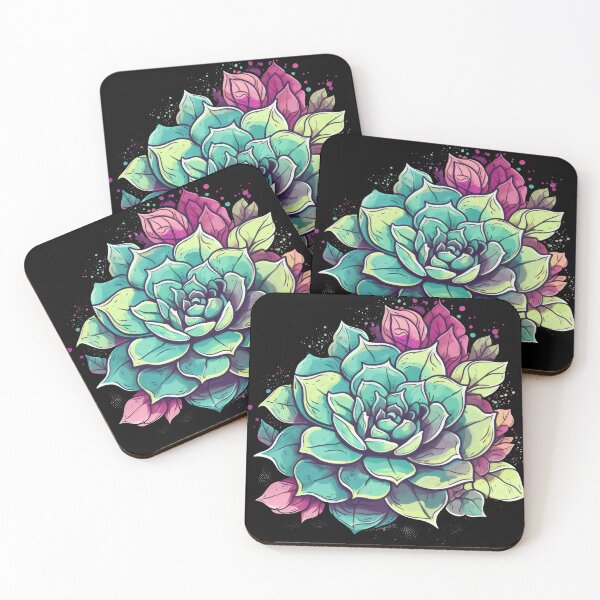 Item preview, Flower Cactus Desert Succulent Cacti Retro Vintage Botanical designed and sold by farhanhafeez.
