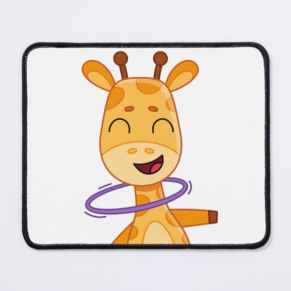 Item preview, Cute Giraffe is playing hula hoop designed and sold by SceneryStudio.