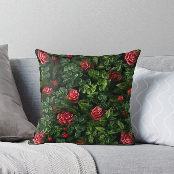 Item preview, Red Roses Pattern: Romantic Floral Splendor - Maixibilionoxis Vertical Garden Collection designed and sold by Maixibilionoxis.