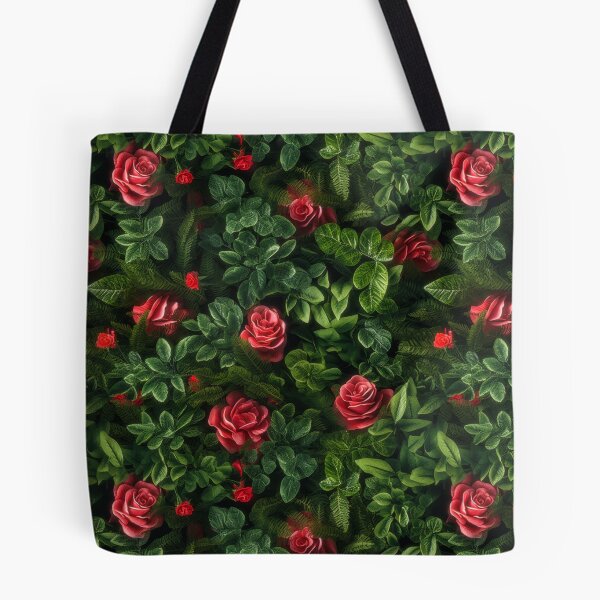 Item preview, Red Roses Pattern: Romantic Floral Splendor - Maixibilionoxis Vertical Garden Collection designed and sold by Maixibilionoxis.