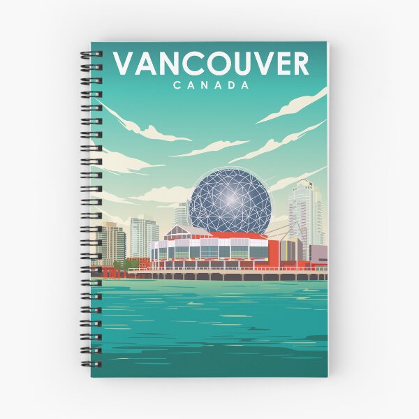 Item preview, Vancouver Canada Travel Poster designed and sold by Stadify.
