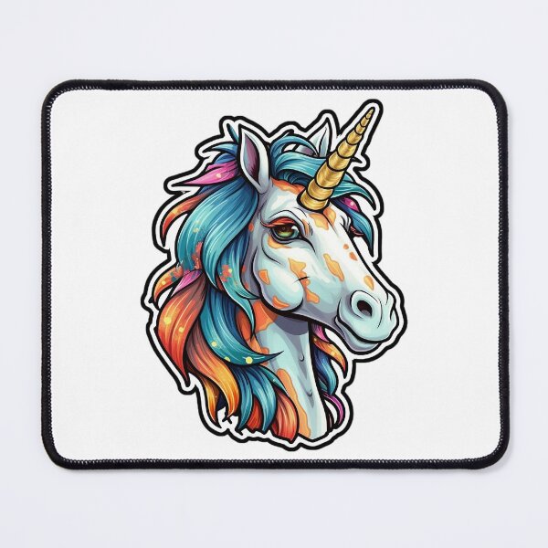 Item preview, Colorful funny fairy unicorn designed and sold by Hiszpanka.