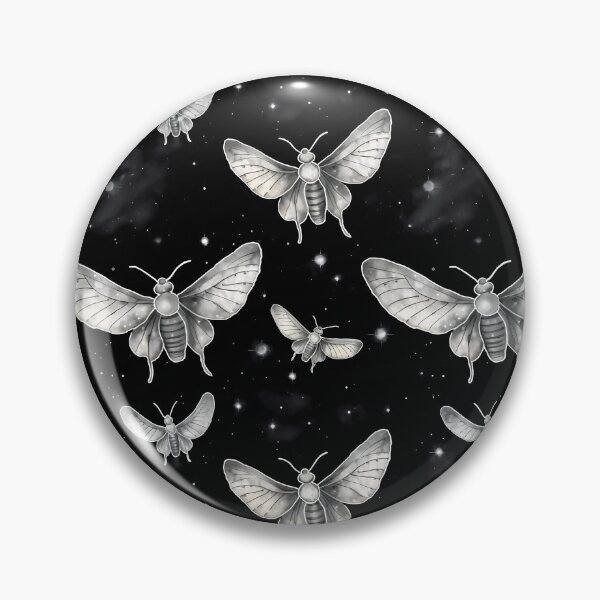Item preview, Watercolour Cosmic Moths Seamless Pattern designed and sold by PatternStudios.