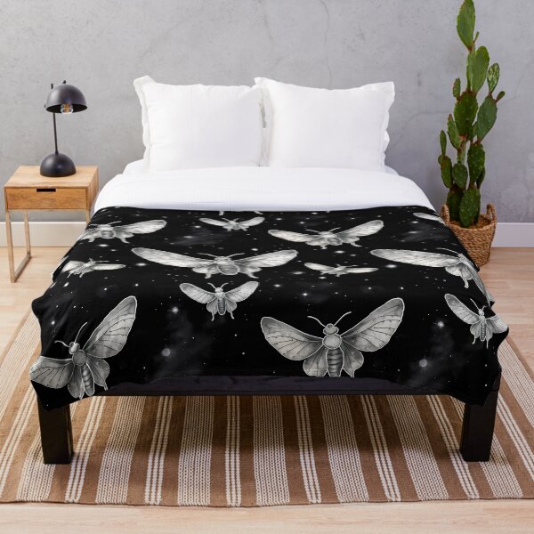 Item preview, Watercolour Cosmic Moths Seamless Pattern designed and sold by PatternStudios.