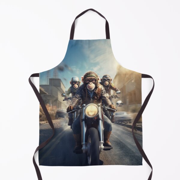 Item preview, Biker monkeys in town designed and sold by the99thstudio.