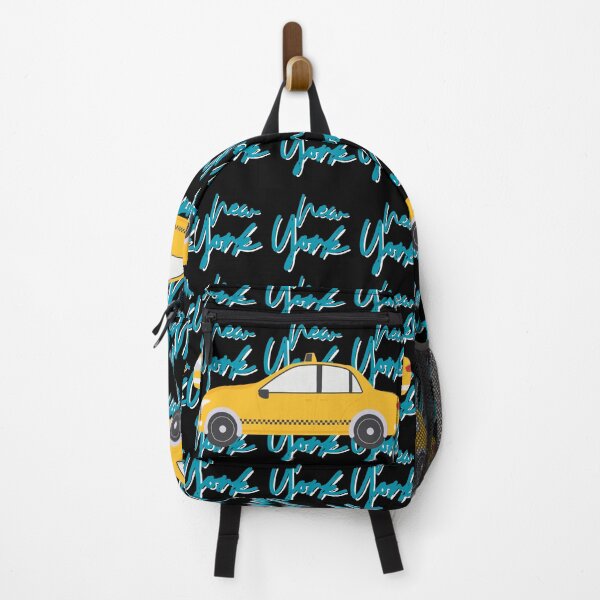 Item preview, New York Yellow Cab Aesthetic Art Piece - Teal designed and sold by PunjabanJatti.