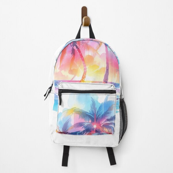 Item preview, Cruise to a Tropical island Watercolor Clipart Summer holidays Beach under Palm Trees #8 designed and sold by emaga.