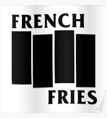 French Fries- Black Poster
