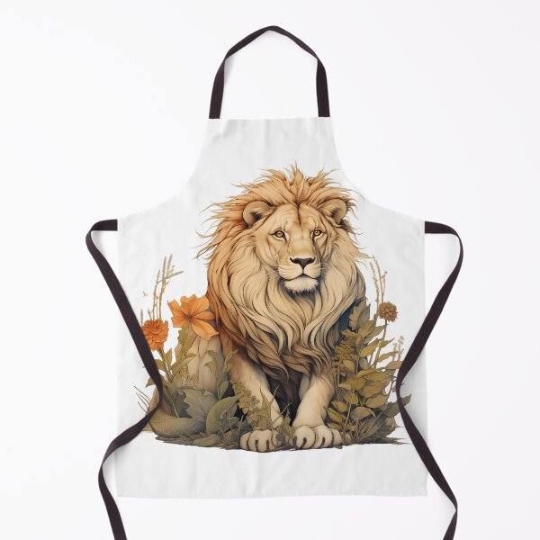 Item preview, Lion illustration designed and sold by Minimaline.