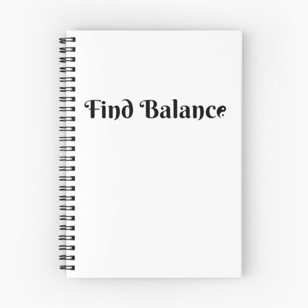 Item preview, FIND BALANCE LOGO TEXT designed and sold by unique0703.
