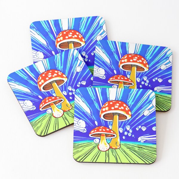 Item preview, Mushrooms in the style of famous art No. 4 designed and sold by CRAFTER-MEDIA.