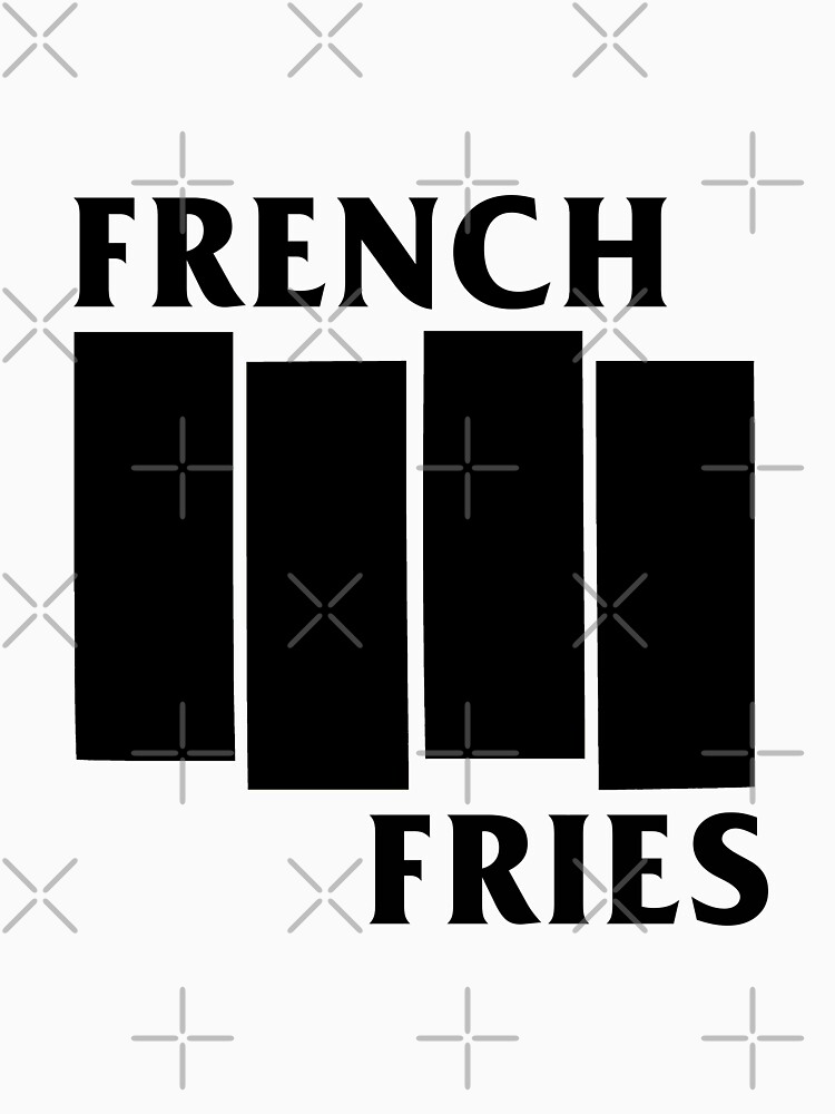 Thumbnail 7 of 7, Classic T-Shirt, French Fries- Black designed and sold by ErikVogt.