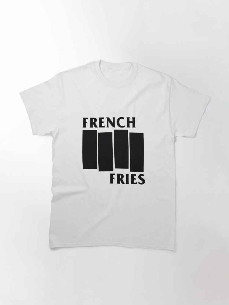 Thumbnail 3 of 7, Classic T-Shirt, French Fries- Black designed and sold by ErikVogt.
