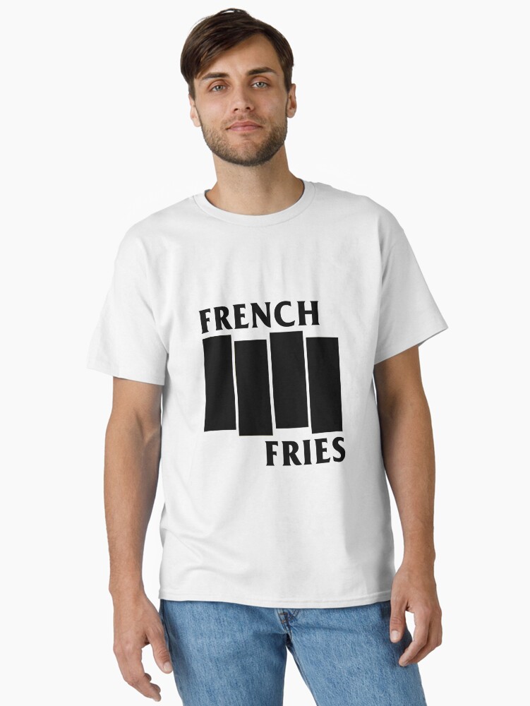 Thumbnail 2 of 7, Classic T-Shirt, French Fries- Black designed and sold by ErikVogt.