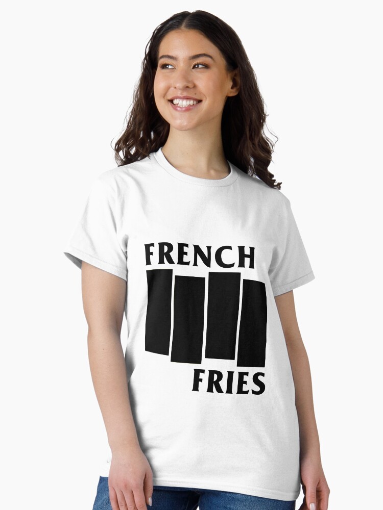 Thumbnail 1 of 7, Classic T-Shirt, French Fries- Black designed and sold by ErikVogt.