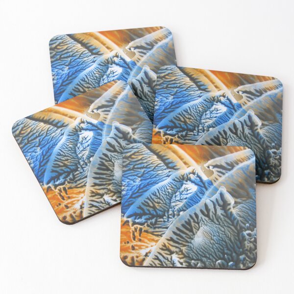 Item preview, Burst of Blue and Orange designed and sold by Dallas Manicom.