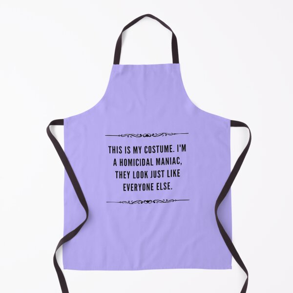 Item preview, Addams family quote- homicidal maniac | purple designed and sold by Disturbing Wonderland.