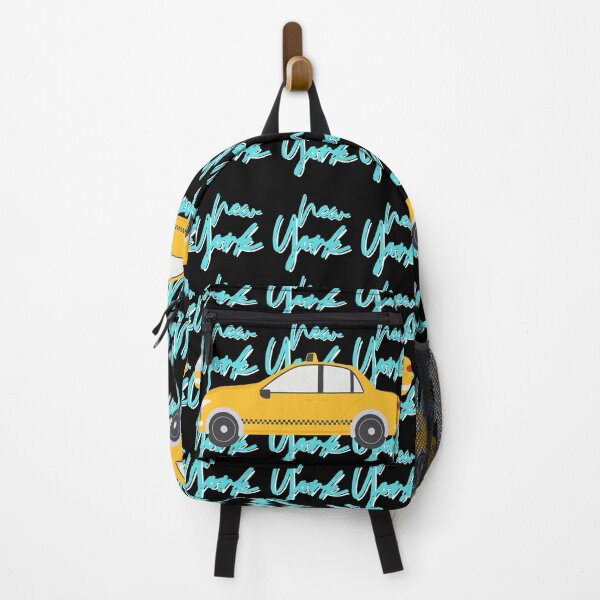 Item preview, New York Yellow Cab Aesthetic Art Piece - Turquoise designed and sold by PunjabanJatti.