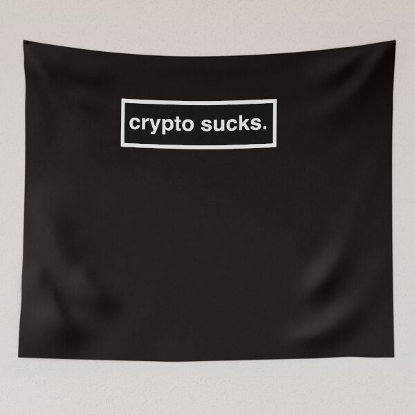 Item preview, crypto sucks designed and sold by ChristiLigon.