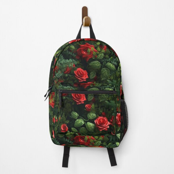 Item preview, Red Roses Pattern: Romantic Floral Splendor - Maixibilionoxis Vertical Garden Collection designed and sold by Maixibilionoxis.