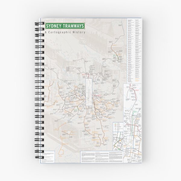 Item preview, Sydney Tramways – A Cartographic History  designed and sold by trainsandtrams.