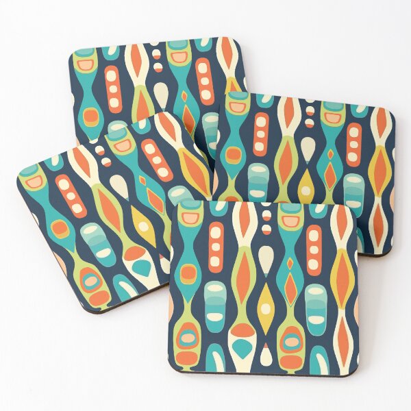 Item preview, The Samba: a Mid-Century Modern, retro textile pattern by DecoTiler designed and sold by DecoTiler.