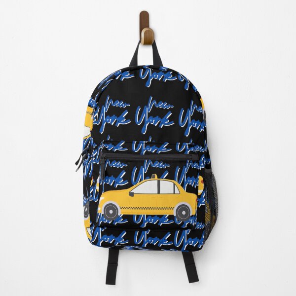 Item preview, New York Yellow Cab Aesthetic Art Piece - Dark Blue designed and sold by PunjabanJatti.