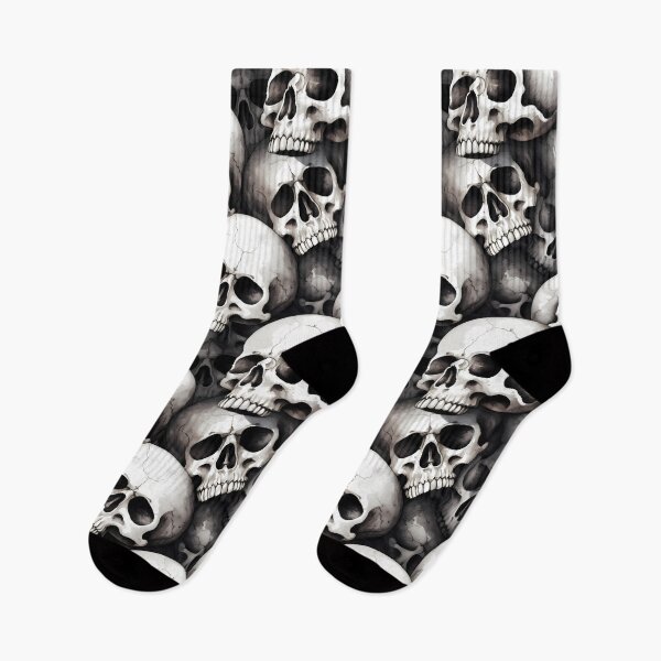 Item preview, Watercolour Skulls Seamless Pattern designed and sold by PatternStudios.