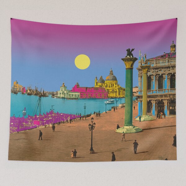 Artikelvorschau, Urlaub in Venedig, San Marco San Teodoro, Italien Collage entworfen und verkauft von Mauswohn.