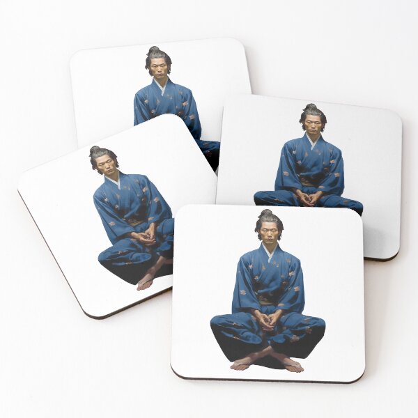 Item preview, Young samurai embracing the way of the sword designed and sold by BogatyrovaOlena.